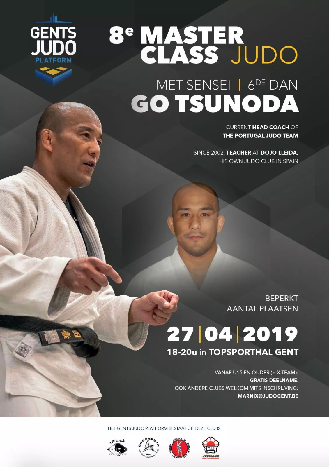 8e Masterclass Judo met Go Tsunoda