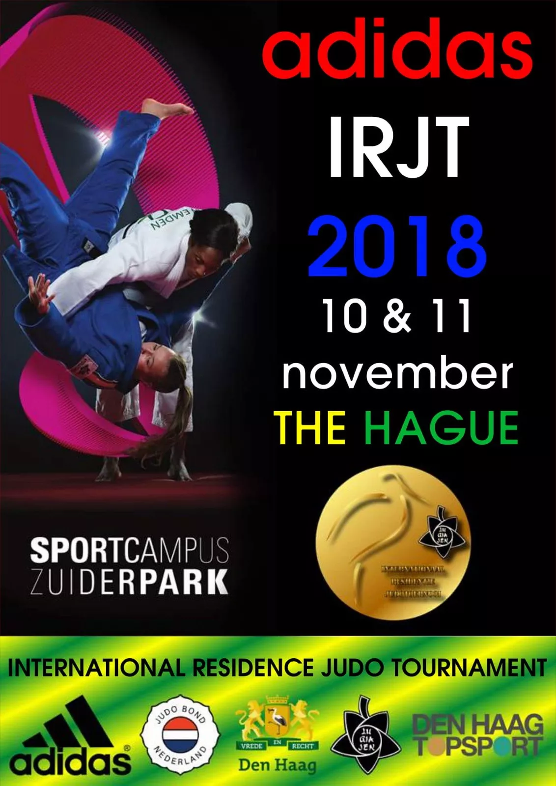 Adidas Internationaal Residentie Judotoernooi 11-11-2018