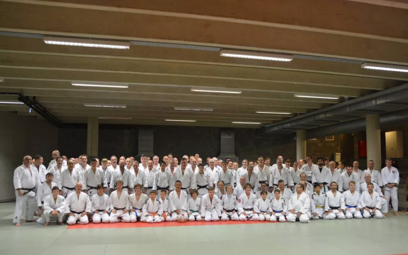 Gauthier en Marnix naar judo clinic met Sensei Katanishi.